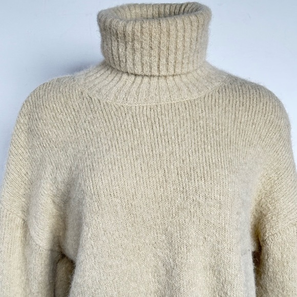 ANINE Bing Denver cream alpaca sweater size S - Picture 2 of 9